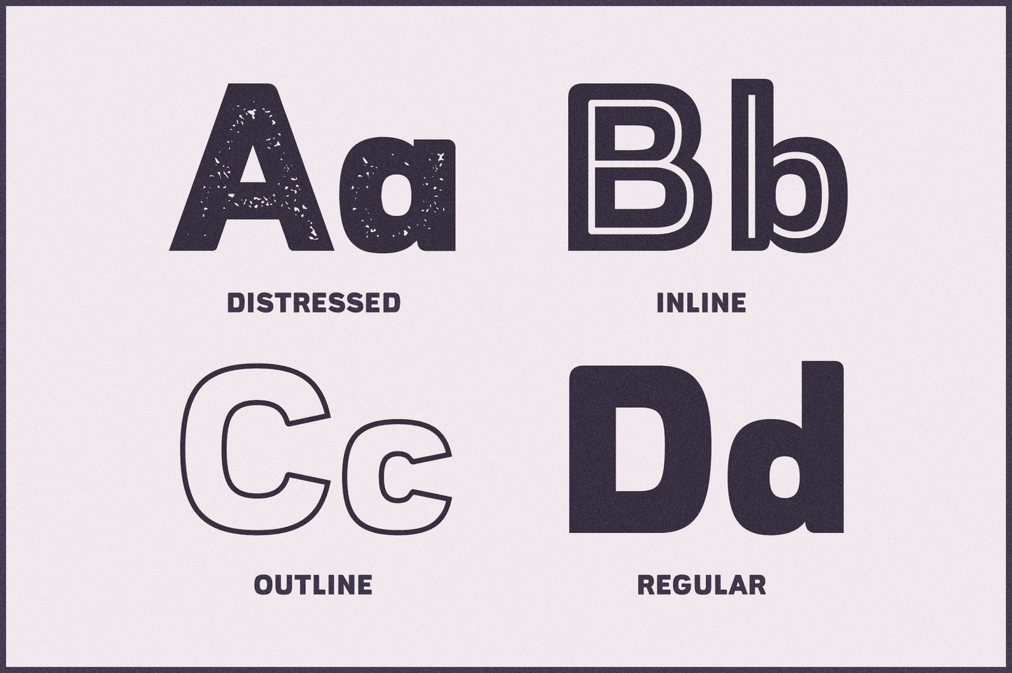 Portsmith Versatile Inline Font