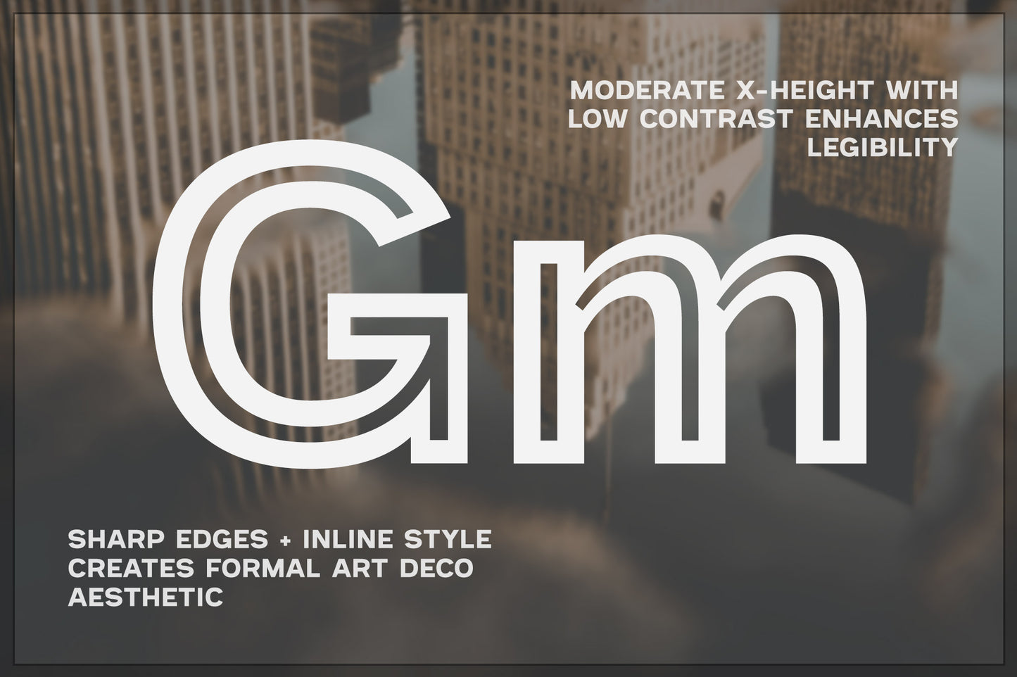 Provoke Inline Sans Serif