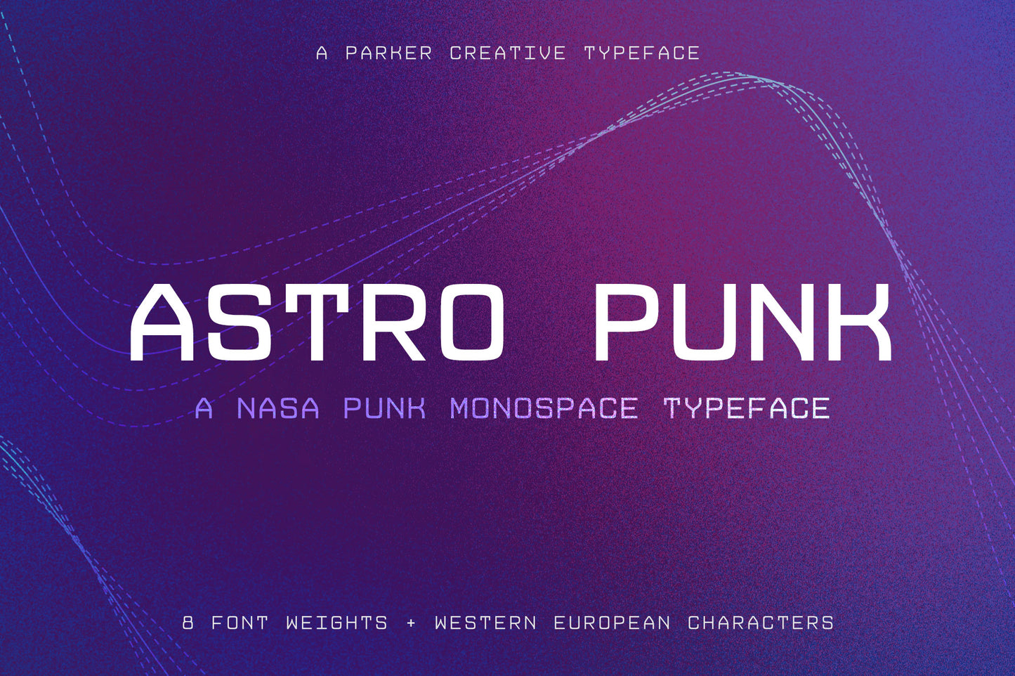 Astro Punk - A NASA Punk Monospace Font