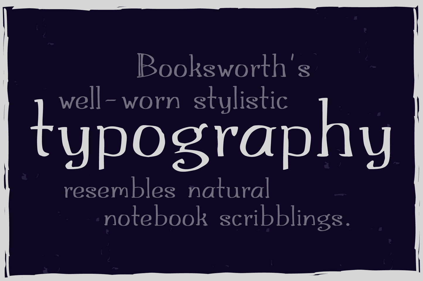 Booksworth - A Sketchbook Serif