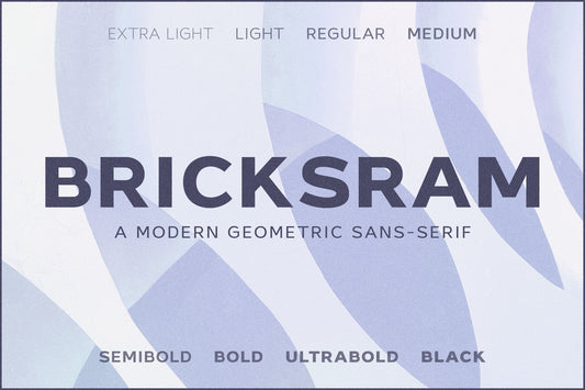 Bricksram - Modern Geometric Sans Serif