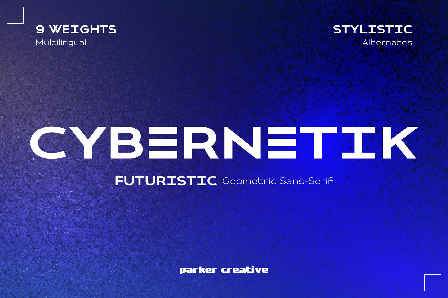 Cybernetik - Futuristic Sans Serif