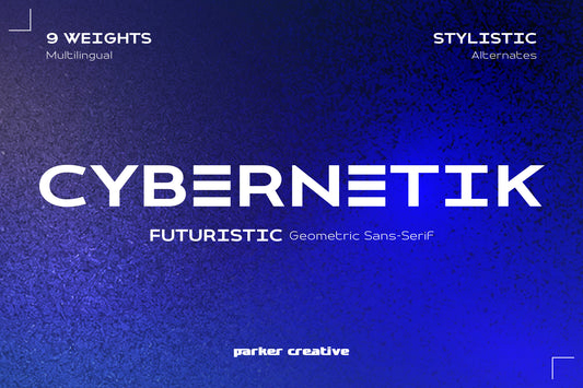 Cybernetik - Futuristic Sans Serif