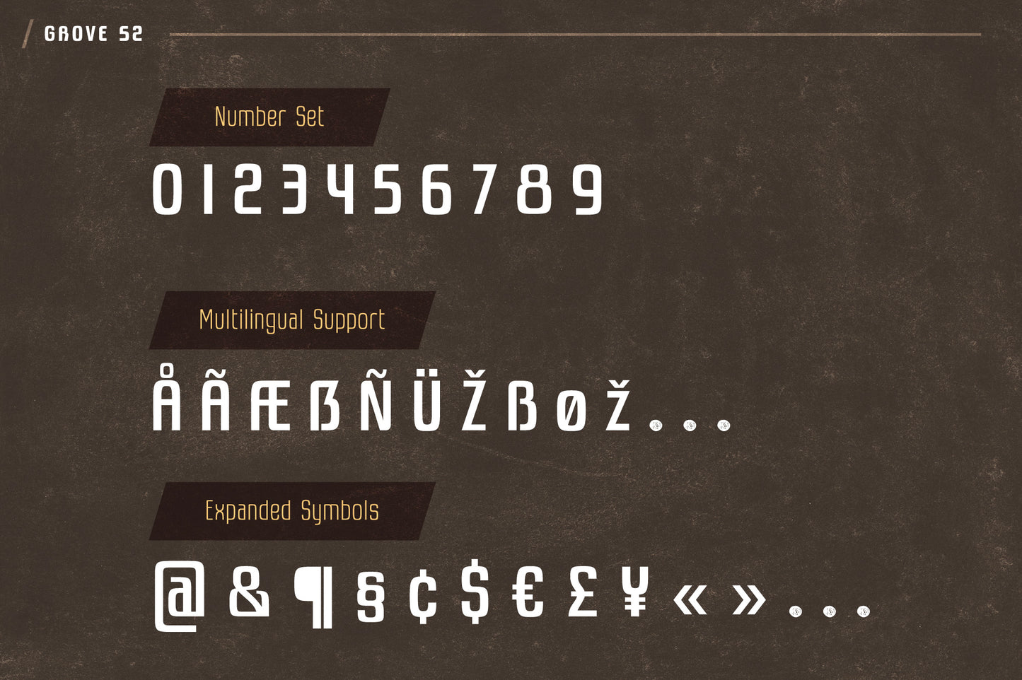 Grove 52 - Retro Agriculture Font