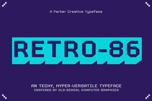 Retro 86 Old School Computer Font