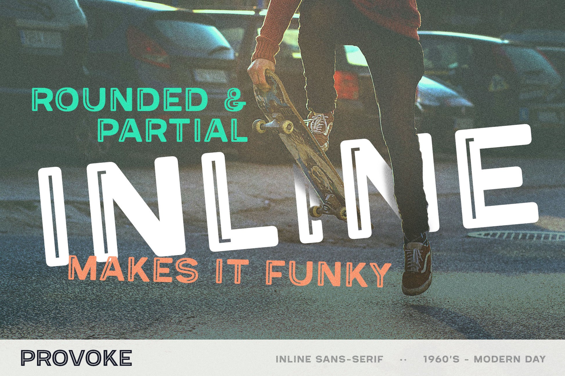 Provoke Grunge Typeface Example