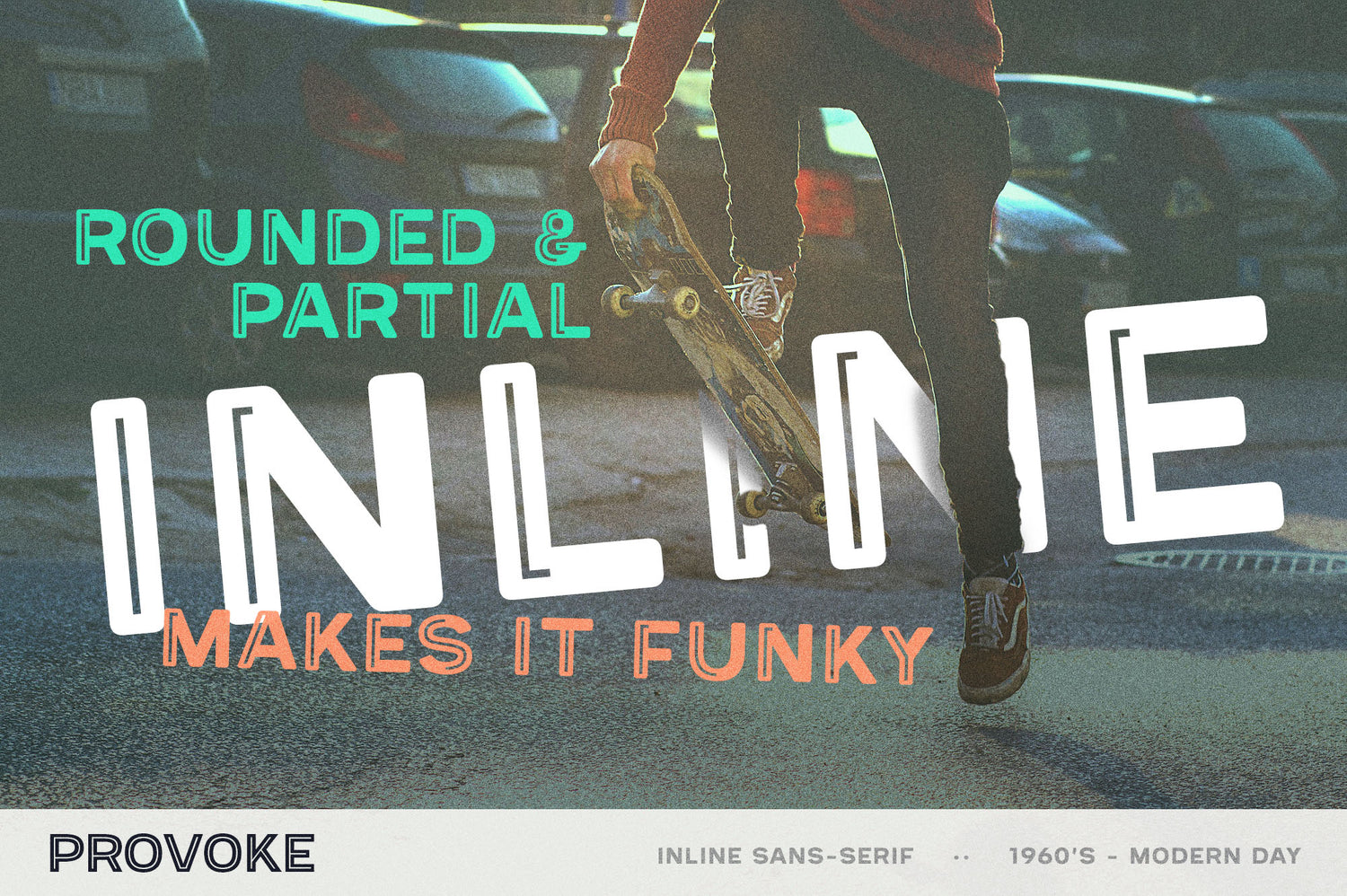 Provoke Grunge Typeface Example