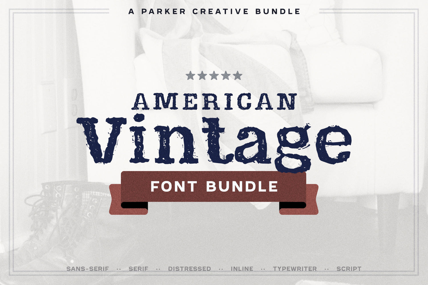 American Vintage Versatile Font Bundle