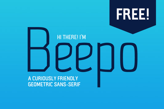 Beepo friendly sans serif font