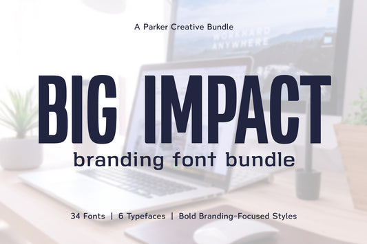 Big Impact Branding Font Bundle