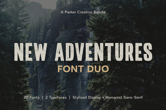New Adventures Font Duo