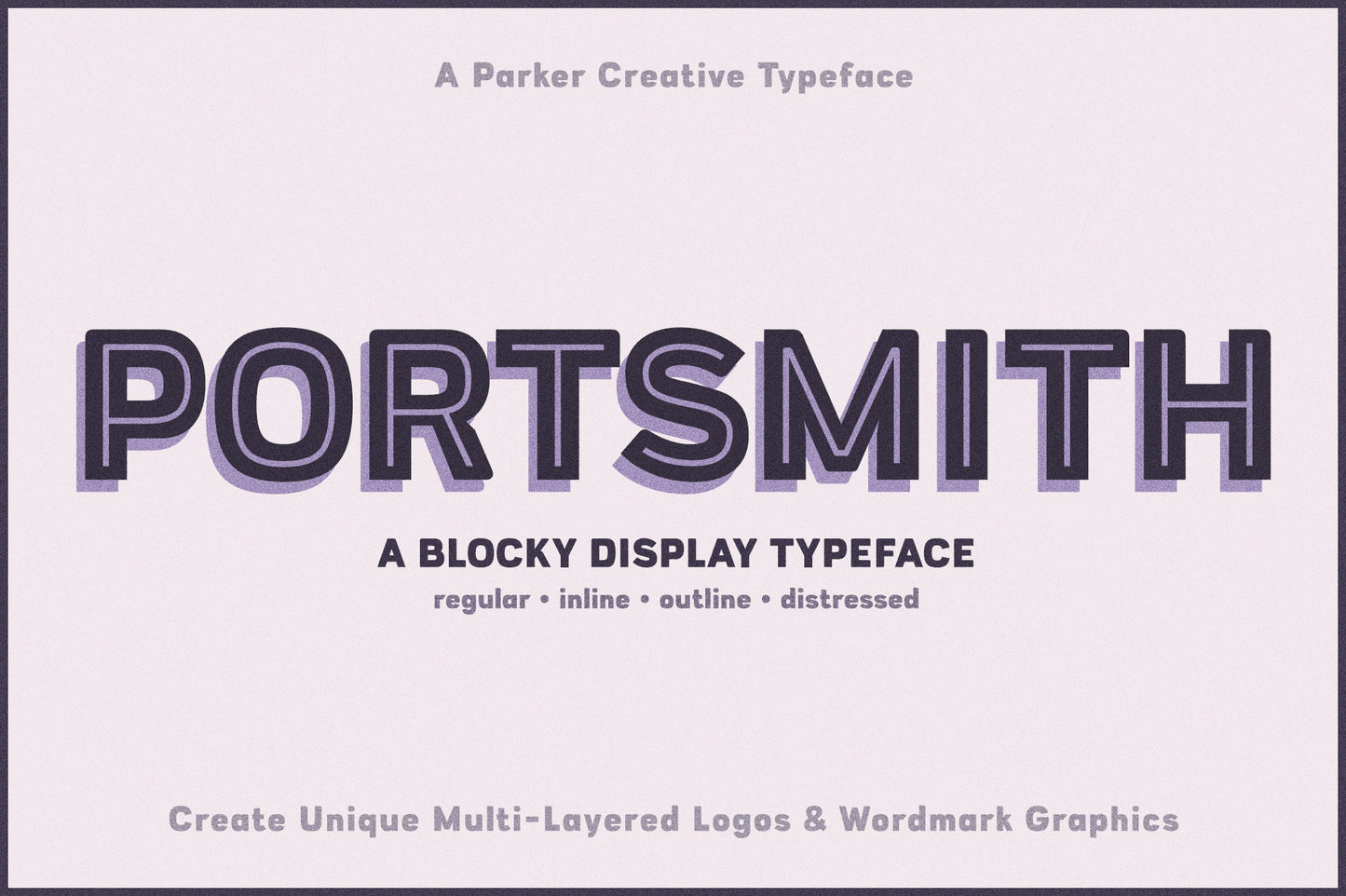 Portsmith Versatile Inline Font