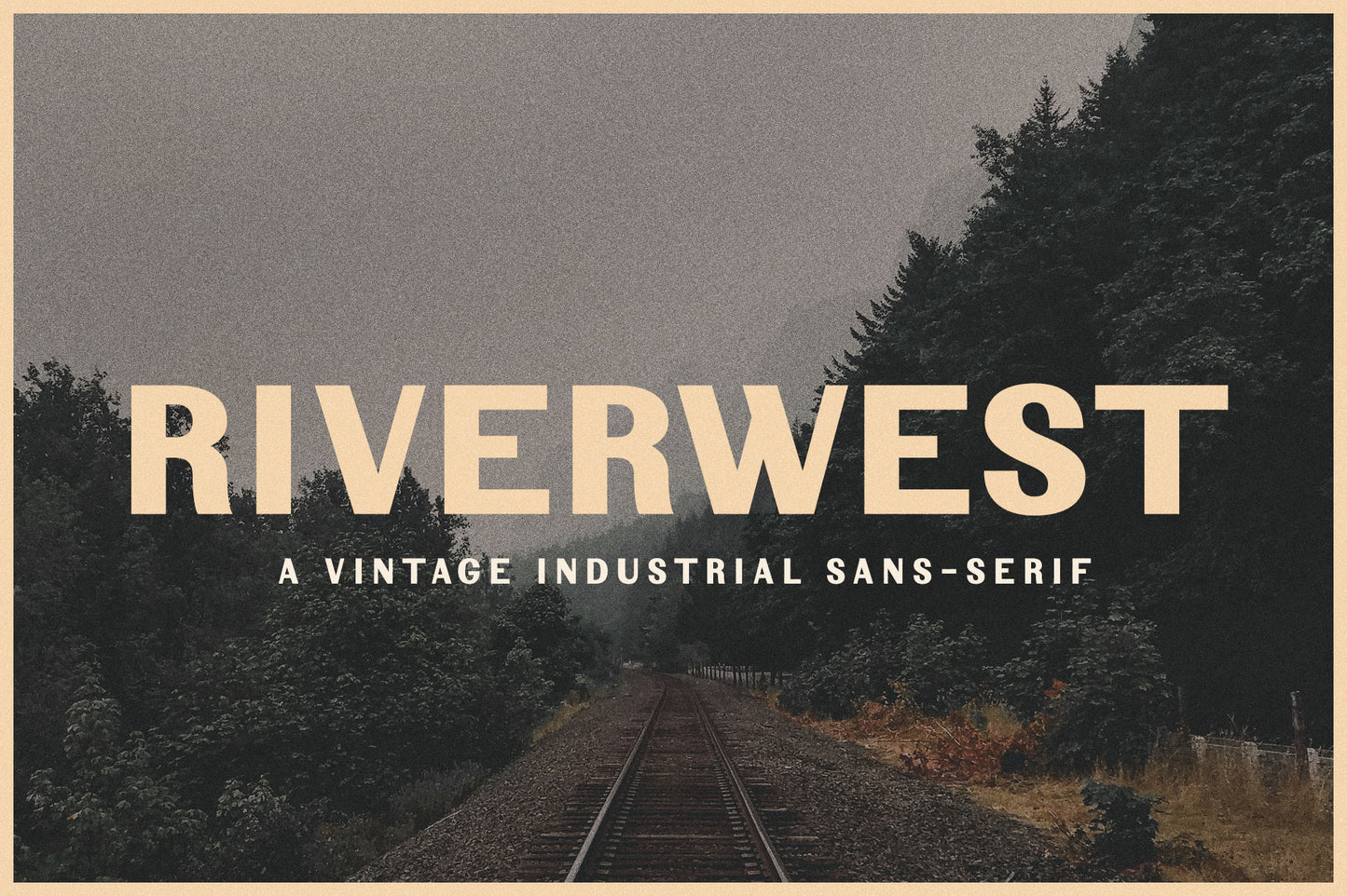 Riverwest Vintage Industrial Font